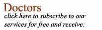 Doctors - click here to subscribe to our services for free!